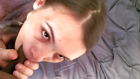 Sultry sex with sexy brunette hair