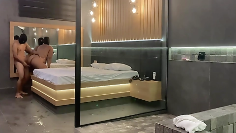 Sexy young girl with a big ass fucking