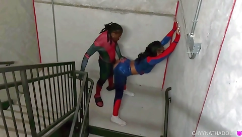 Horny slut takes a huge cock up her pussy