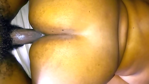 Sexy chick gets banged in black lingerie