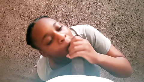 Sexy young chick fucks her boyfriend