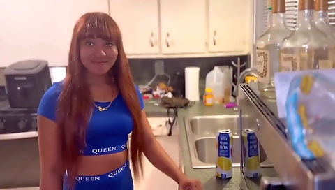 Sexy blonde babe with sex on a hot body